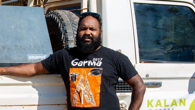 Chief executive of the Cape York Land Council Dion Creek (R) with Labor senator Anthony Chisholm photographed together in 2019.