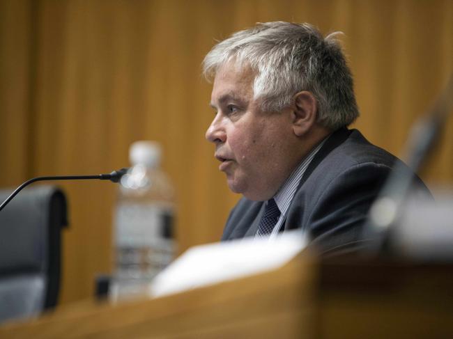 Senator Rex Patrick during estimates. Picture: NCA NewsWire / Gary Ramage