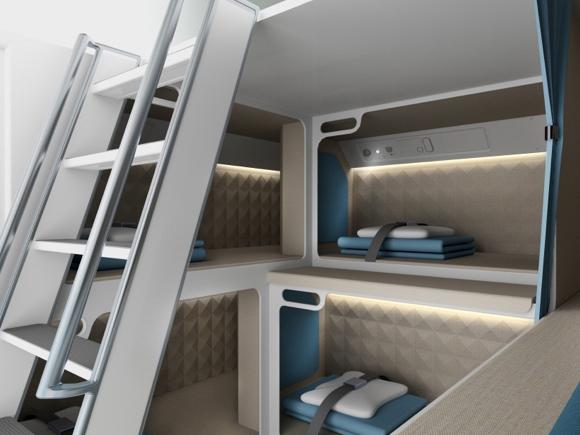 Cabin crew rest area will make you jealous