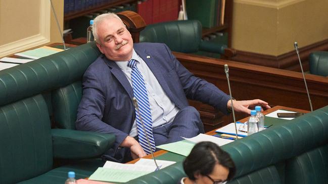 Adrian Pederick during Question Time in July. Picture: Matt Loxton