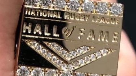 The NRL Hall of Fame ring. Picture: Instagram.