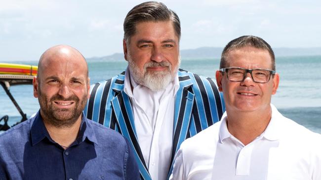 Former MasterChef judges George Calombaris, Matt Preston and Gary Mehigan. Picture: Supplied