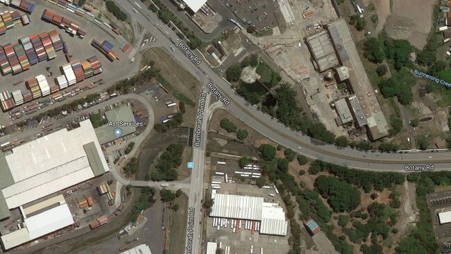 The crash site at Matraville. Picture: Google Maps