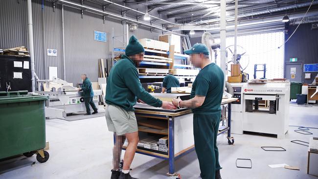 Inside the timber fabrication workshop. Picture: Sam Ruttyn