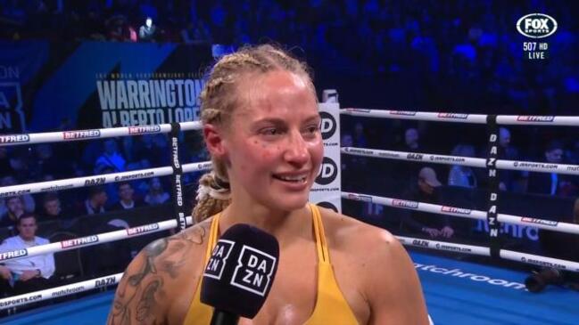 Boxing News Ebanie Bridges Flashes Breasts In Middle Of Interview Video Onlyfans The Advertiser 