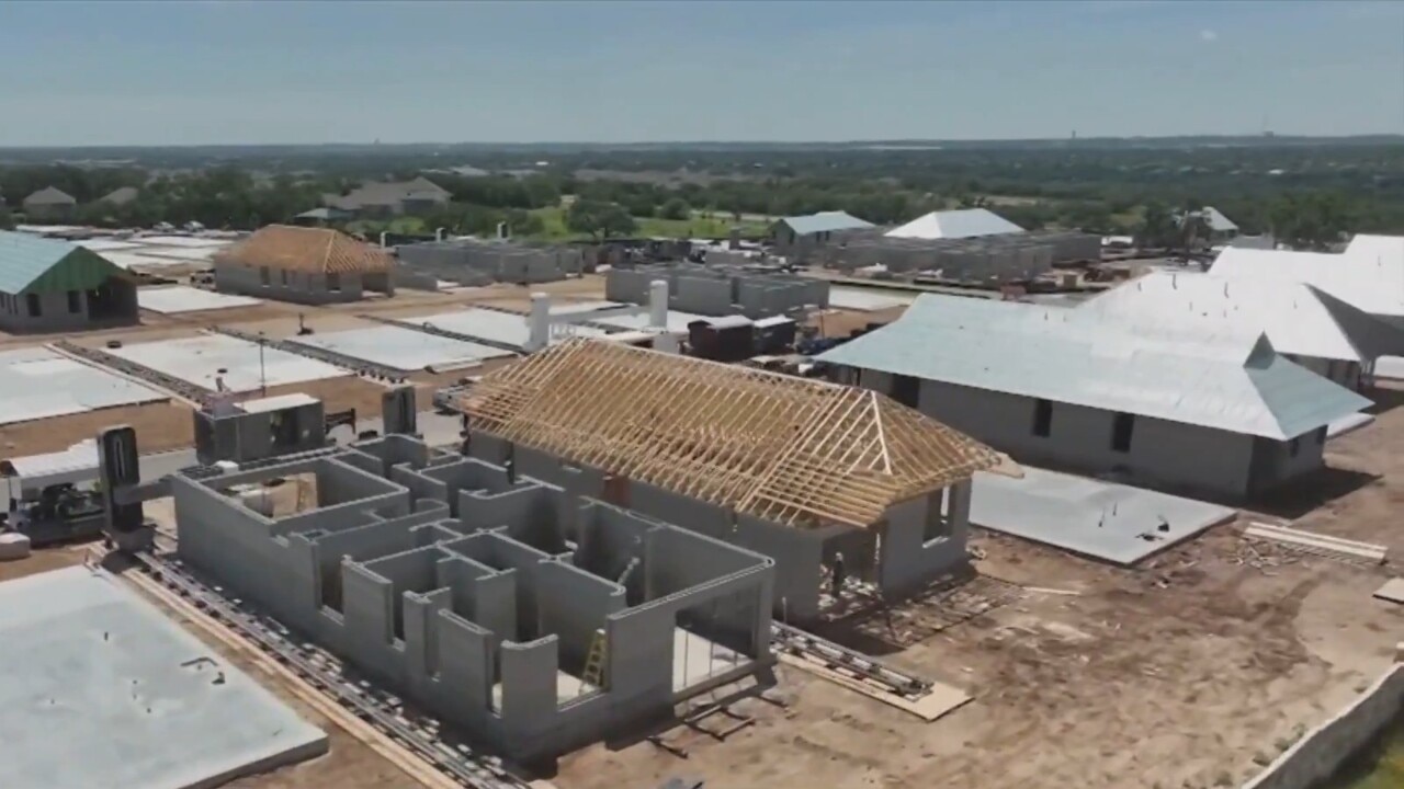 Texas set to sell 3D-printed homes