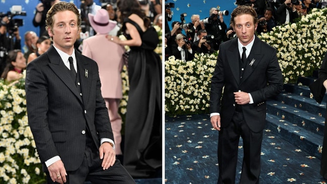 Jeremy Allen White made his Met Gala debut in a classic Louis Vuitton three-piece. ‘The Bear' actor addressed his SNL tribute where he was labelled a “short king.” Picture: Getty