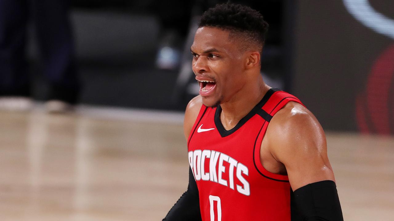 Russell Westbrook is reportedly wanting out from the Rockets. Mike Ehrmann/Getty Images/AFP