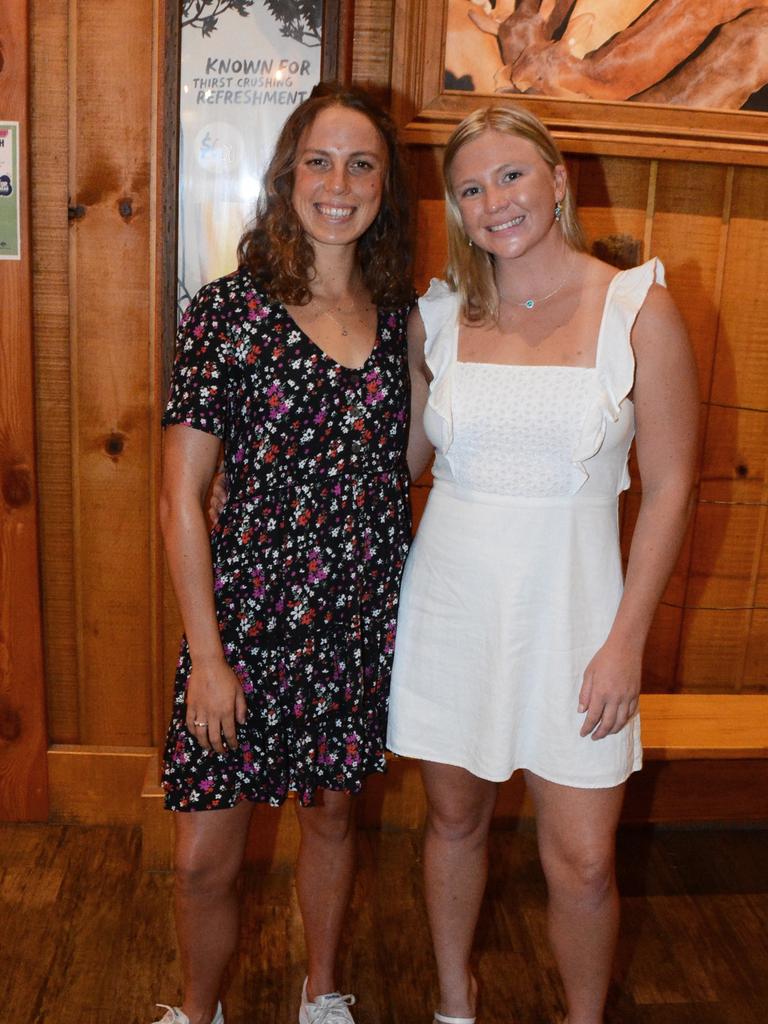 Madeleine Gough and Isabelle Mason at Future Gold Coast lunch at Outback Spectacular, Oxenford. Picture: Regina King