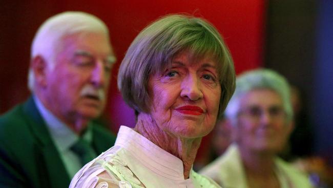 Margaret Court looks on during the 2019 Fed Cup Final Official Dinner at Frasers last week.