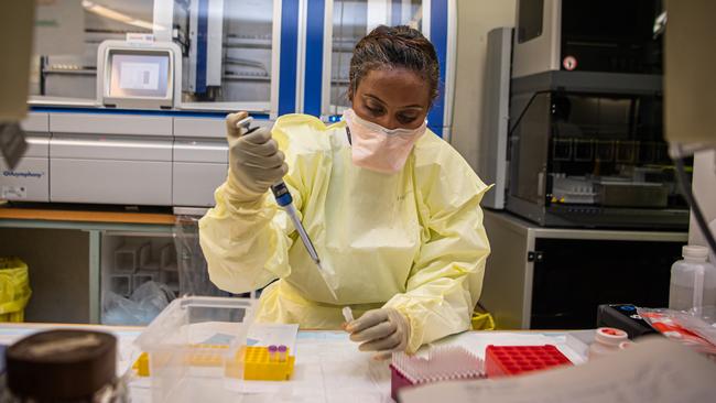 While grants dont directly relate to the coronavirus pandemic, it’s hoped studies into infectious diseases could be used to help coronavirus research. Picture: Jason Edwards