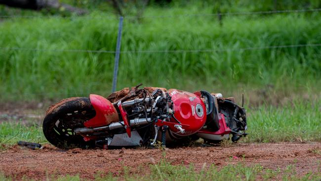 A local man, 31, has died when his motorcycle crashed on Gunn Point Rd. Picture: Che Chorley