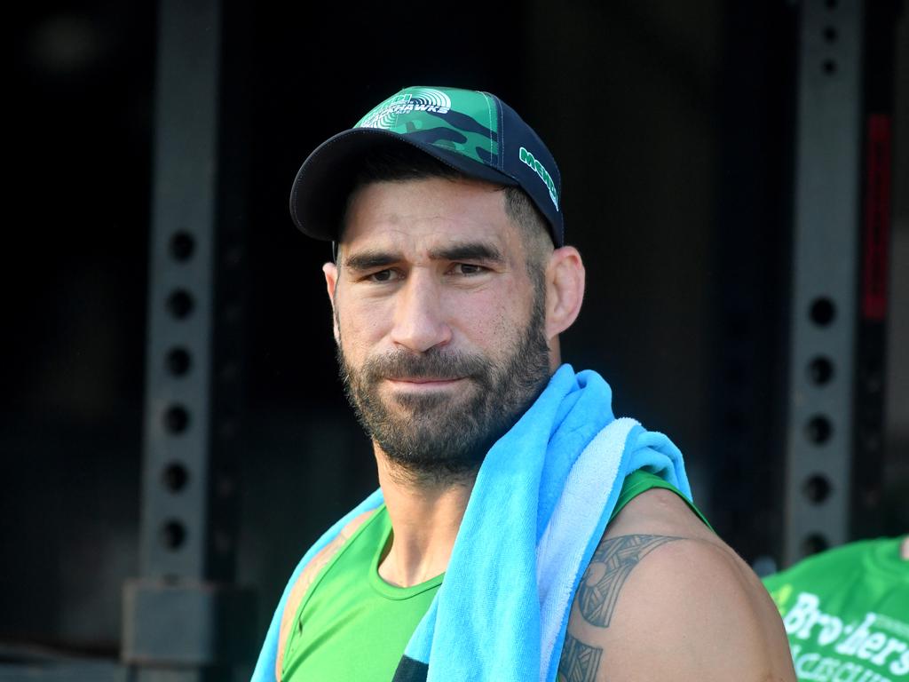 The Rabbitohs are considering throwing retired NRL star James Tamou a surprise lifeline. Picture: Evan Morgan