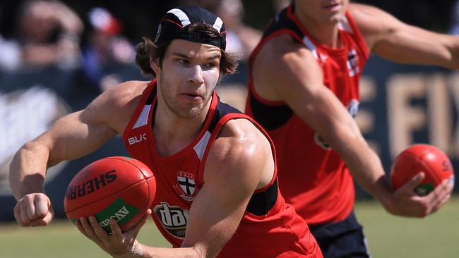 Nathan Freeman won’t make his AFL debut this weekend. Picture: Wayne Ludbey