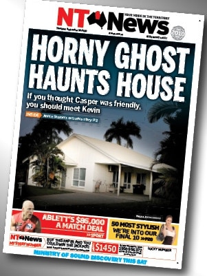 NT News memorable front pages (Horny Ghost)