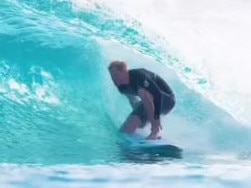 Prince Harry shows off his seriously good surfing skills. Picture: Instagram