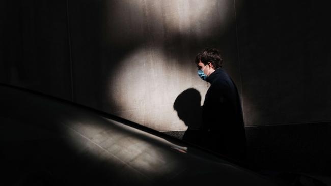 Another Wall Street movie on the way? People walk through the financial district in Manhattan. Picture: AFP