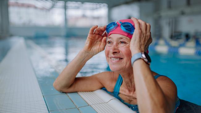 Swimming is a great activity for strengthening muscles but less effective for building bones. Picture: iStock