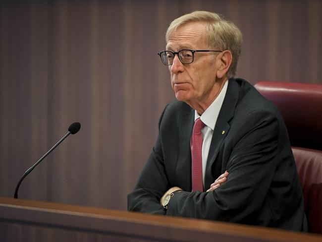 *Fairfax Pool Images* The Royal Commission into the Financial Services Industry. 12 February 2018. The Age News. Photo: Eddie Jim. ( The Commissioner Kenneth Hayne )