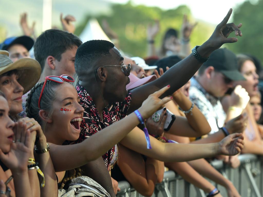 Townsville Groovin the Moo. Keelin Moller and John Nawara. Picture: Evan Morgan