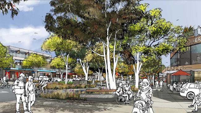 Artist's impression of the Highton Village UDF