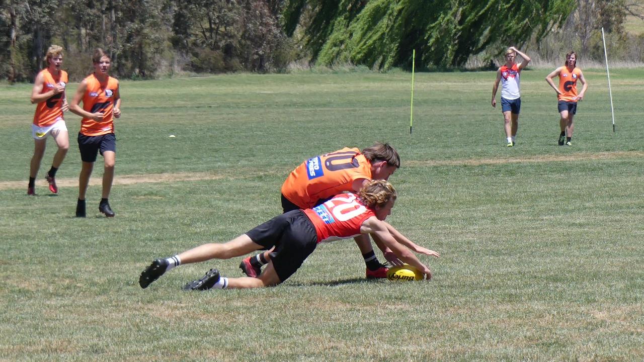 Action from the selection day in Armidale for the AFL North Coast Northern Heat program.