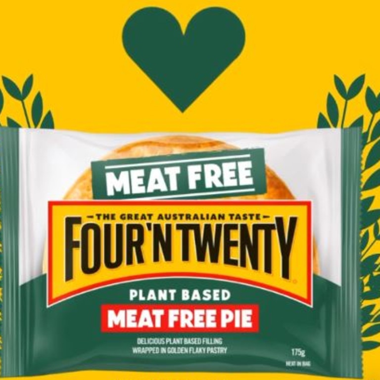 Four'n Twenty's meat-free pie offering caused quite the stir when it was announced. Picture: Facebook.