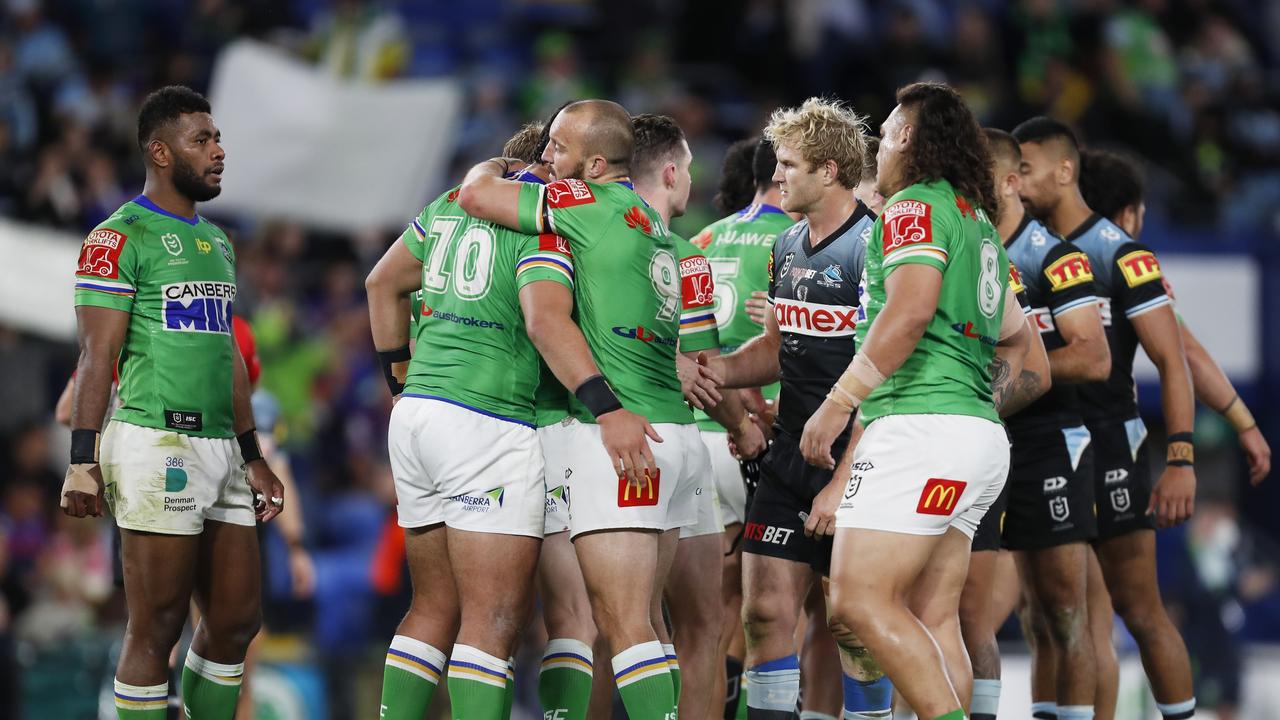 Canberra finally shook off their second-half ‘Faders’ demons. Picture: Getty Images.