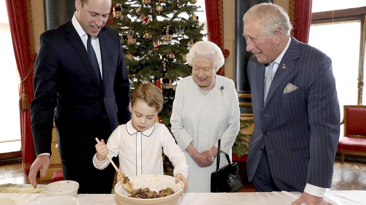 Four generations of royals together at Christmas to cheer up the Queen. Picture: Chris Jackson/Buckingham Palace via AP