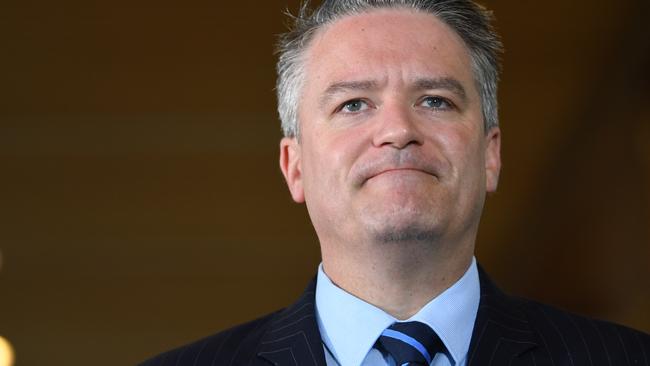 Finance Minister Mathias Cormann. Picture: AAP Image/Lukas Coch