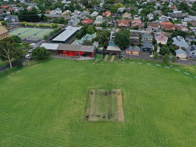 St Joseph's Cricket Club oval. Picture: Alan Barber