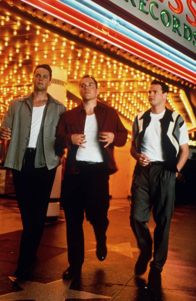 Vince Vaughn, Jon Favreau and Patrick Van Horn in a scene from the cult movie, Swingers. Picture: Supplied