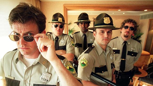  ## HAVE YOU /CHECKED COPYRIGHT /CLEARANCE ?? 07 Mar 2002 PicSuzanna/Clarke stars of the film Super Troopers (L-R) Erk Stolha...