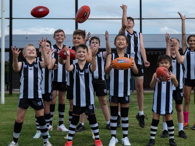 The Magpies are one of 14 clubs in Western Sydney who are eager to help grow the game in the region. Picture: Georgia Paul/AFL NSW/ACT