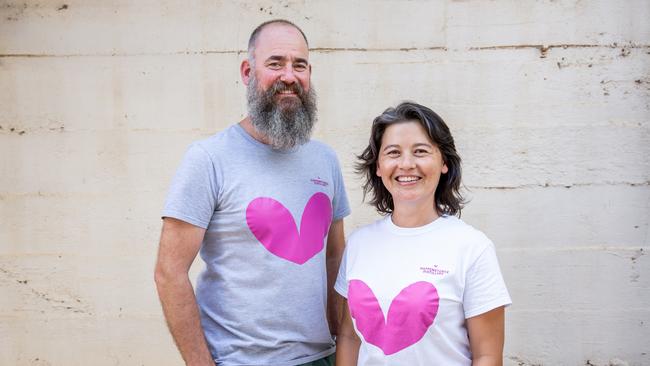 Happenstance Distillery owners Tim Gilchrist and Mei Lin Ford. Picture: Alice Healy