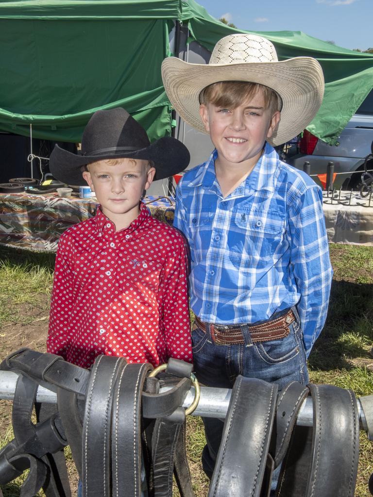 Lawson Townsend and Jay Townsend. Picture: Nev Madsen.