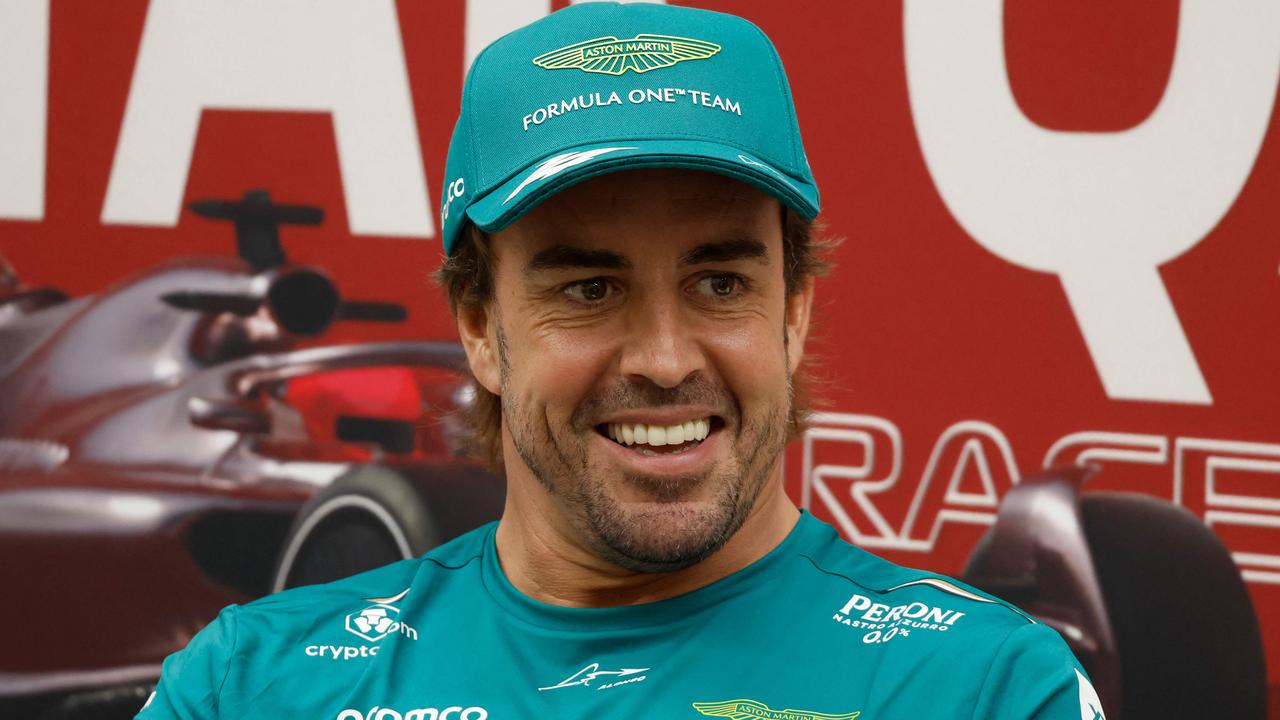 Fernando Alonso is keeping his options open and wants to drive until he’s 50. (Photo by Karim JAAFAR / AFP)