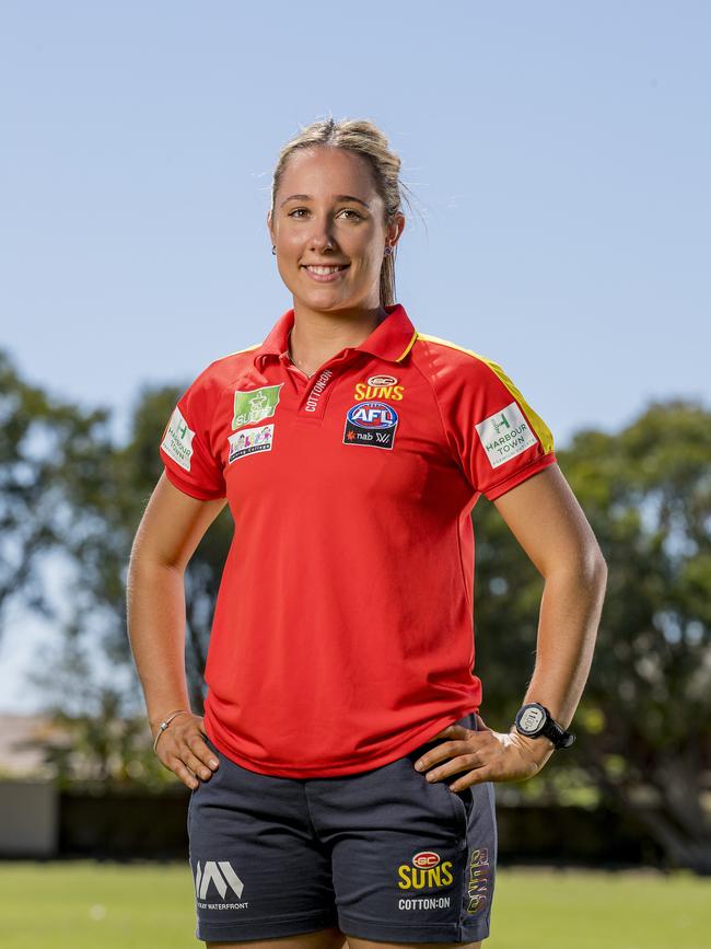 Gold Coast Suns AFLW player Jacqui Yorston. Picture: Jerad Williams