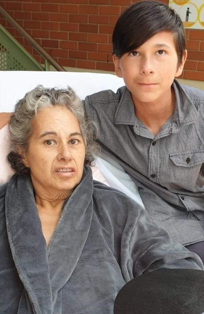 Bailey Pini (right) with his mother Sonia, who died after a short fight with cancer barely 12 months before his own tragic death.