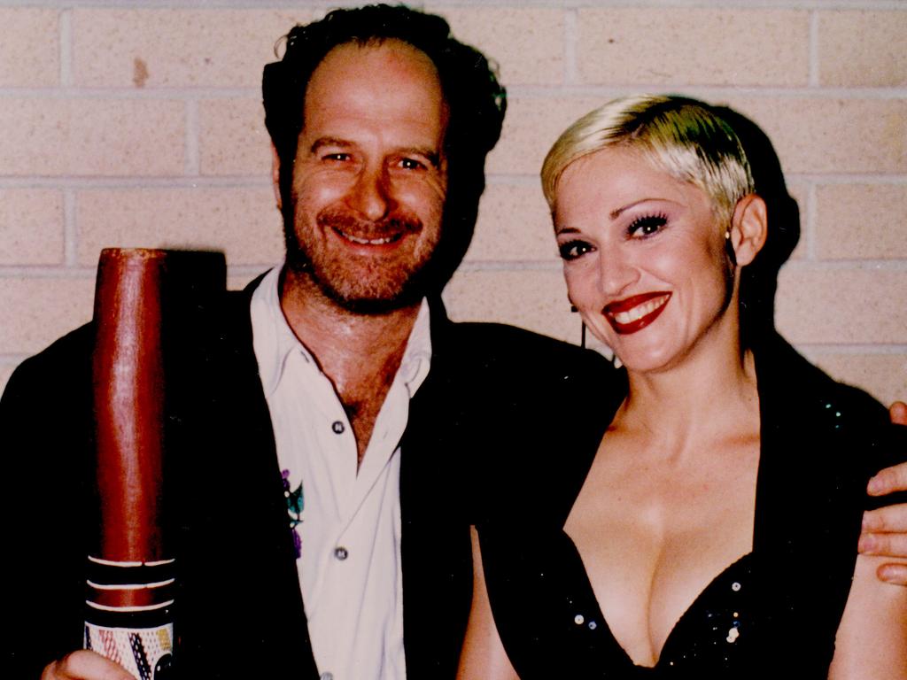 Gudinski with Madonna in 1993.