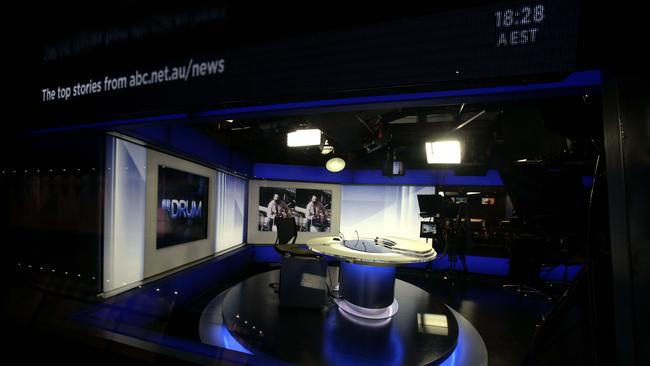 The ABC's 24-7 News studio at Ultimo. Pic: Erica Harrison