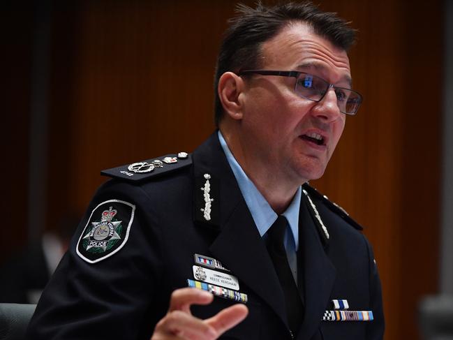 AFP Commissioner Reece Kershaw.