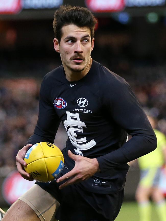 Blaine Boekhorst’s time at Carlton is over. Pic: Michael Klein