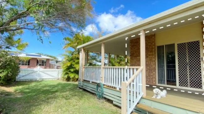 This private room comes with direct access to a shared pool. Picture: Airbnb