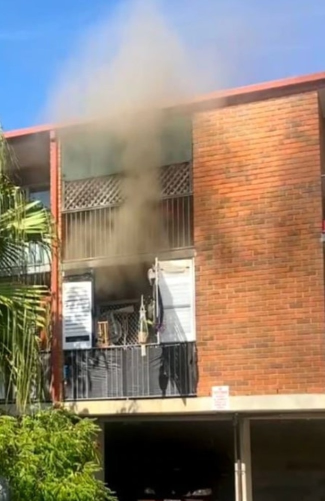 A man and woman have reportedly been placed in an induced coma after an explosion at a unit in Brisbane’s north. Picture: Supplied