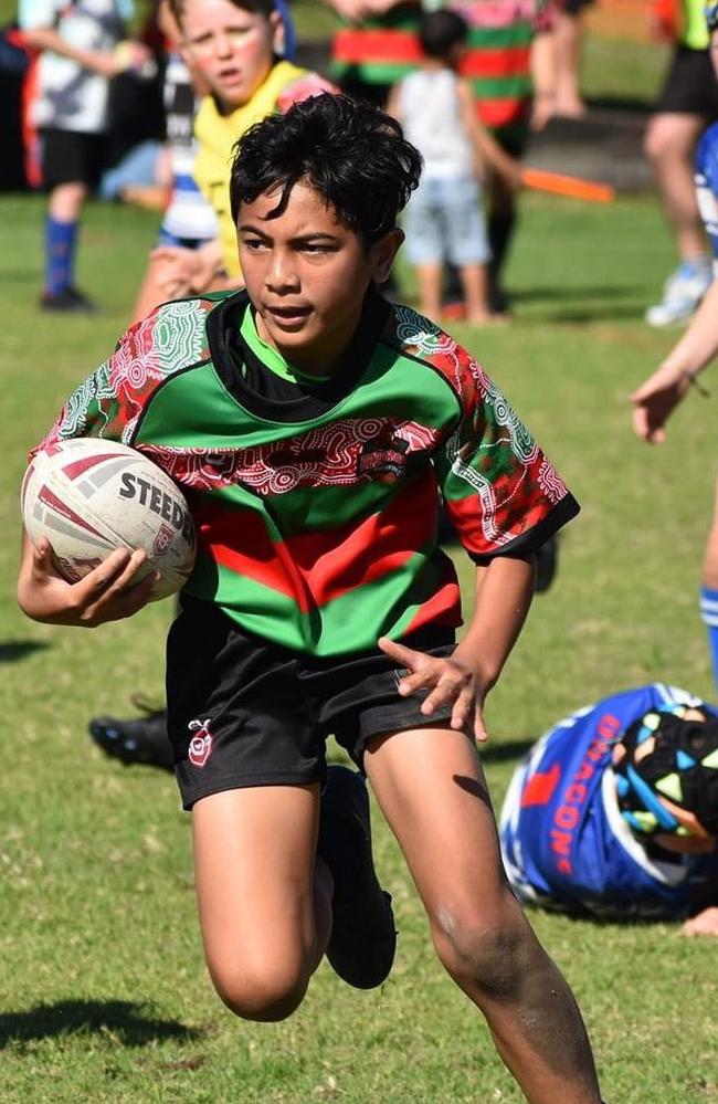 Redlands Rugby League junior Woody Ahovelo.