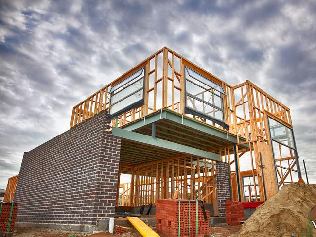 Home under construction  Picture: istock
