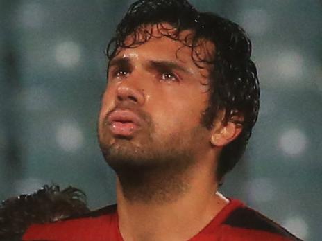 Nikolai Topor-Stanley of the Wanderers after the Western Sydney Wanderers v Kashima Antlers Asian Champions League game at Parramatta Stadium. pic Mark Evans