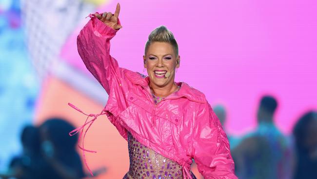 P!nk broke box office records in Australia with her Summer Carnival stadium shows. Picture: Christian Petersen/Getty.