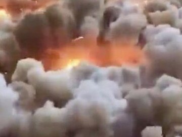 A Russian military propaganda video has emerged which appears to show a Solntsepek 24-barrel multiple rocket launcher launching a succession of thermobaric missiles. Supplied